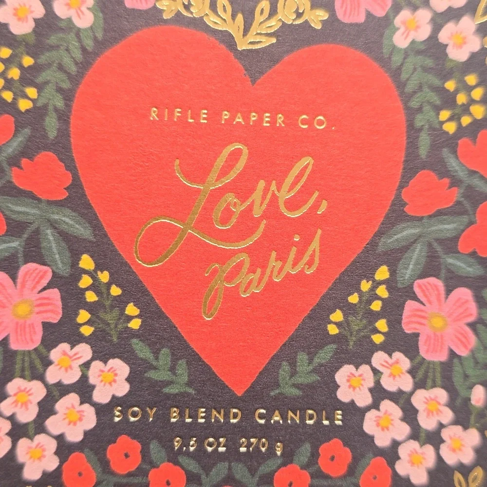 ❤️BUY 2 GET 1 FREE Love,  Paris 9.5 oz Candle, Retail $38.00 USD